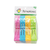 Jumbo Peg(4PCS/105) pack featuring colorful plastic household products including blue, pink, yellow, and green pegs.